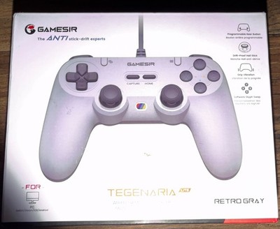 Wired Game Controller for Switch PC Android iOS Hall Effect Sticks Retro Design