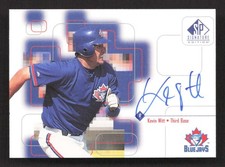 1999 SP Signature Edition Kevin Witt #KW Auto Toronto Blue Jays TV2789