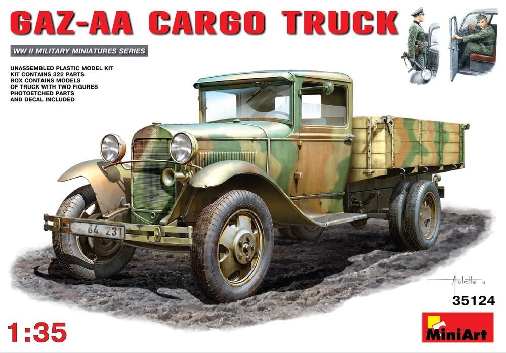 MINIART Camion Cargo GAZ-AA - 1/35 - MINIART 35124