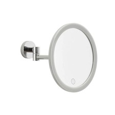 nie wieder bohren LED Kosmetikspiegel 219x180x80mm, d= 180,