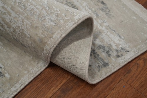 Distressed Nature Tones Modern Rug 5x7 for Contemporary Decor Turkish Carpet - Picture 9 of 13