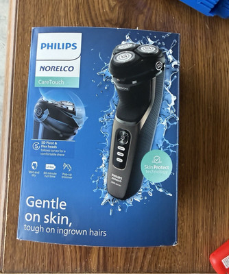 Philips Norelco CareTouch S5000 Wet/Dry 3-Head Rotary Shaver w/ Pop-Up Trimmer