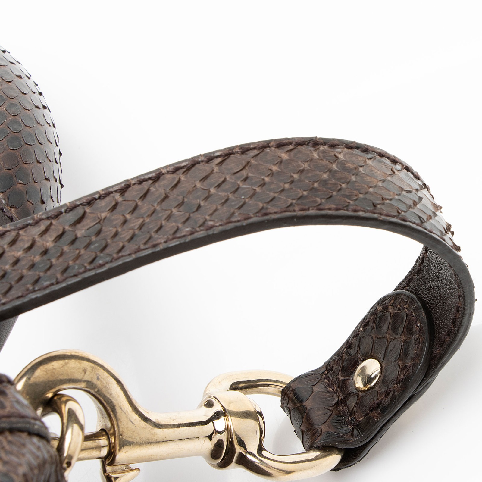 Gucci Python Indy Medium Satchel - image 14