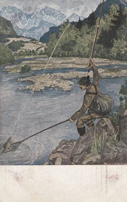 Ansichtskarte Fischer 1918: München nach Halbflottille - Marine Post, F176 - Bild 1 von 2