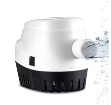 VEVOR Bilge Pump 1/7 HP 1100GPH 12-Volt Automatic Submersible Utility Pump