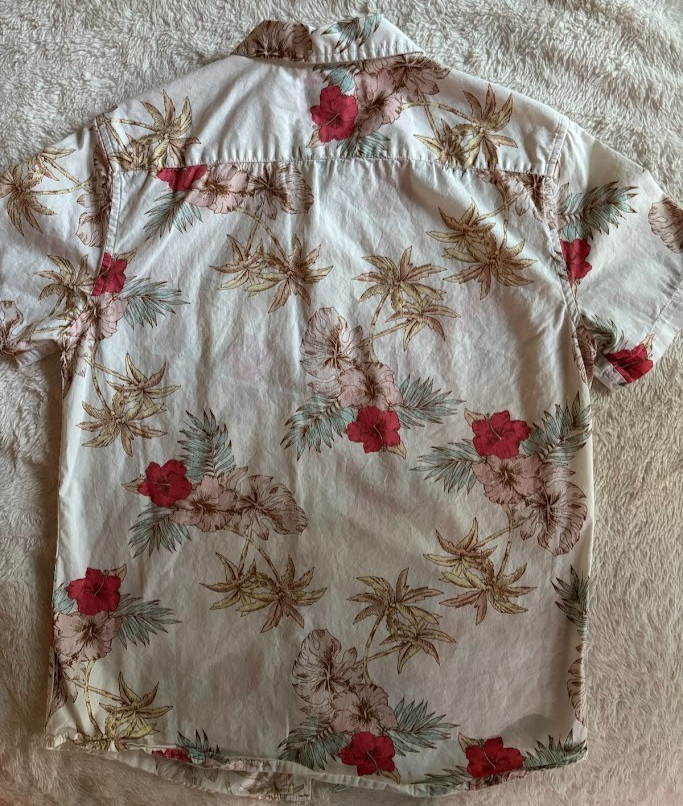 Forever 21-Men- Button Up-Flower Pattern Hawaiian… - image 5