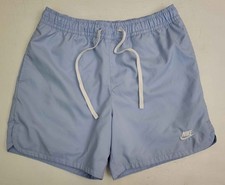 Nike Sportswear NSW Woven Lined Flow Shorts Blue Elastic DM6829-548 Men's Size L