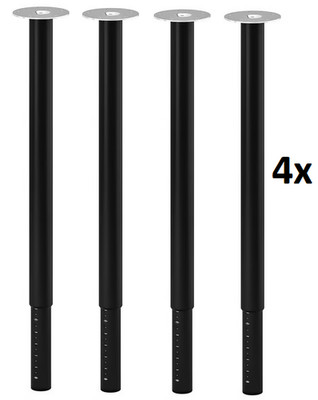 IKEA OLOV Tischbein Teleskopbein verstellbar Tischfuß Möbelfuß Tischträger 4 Stü