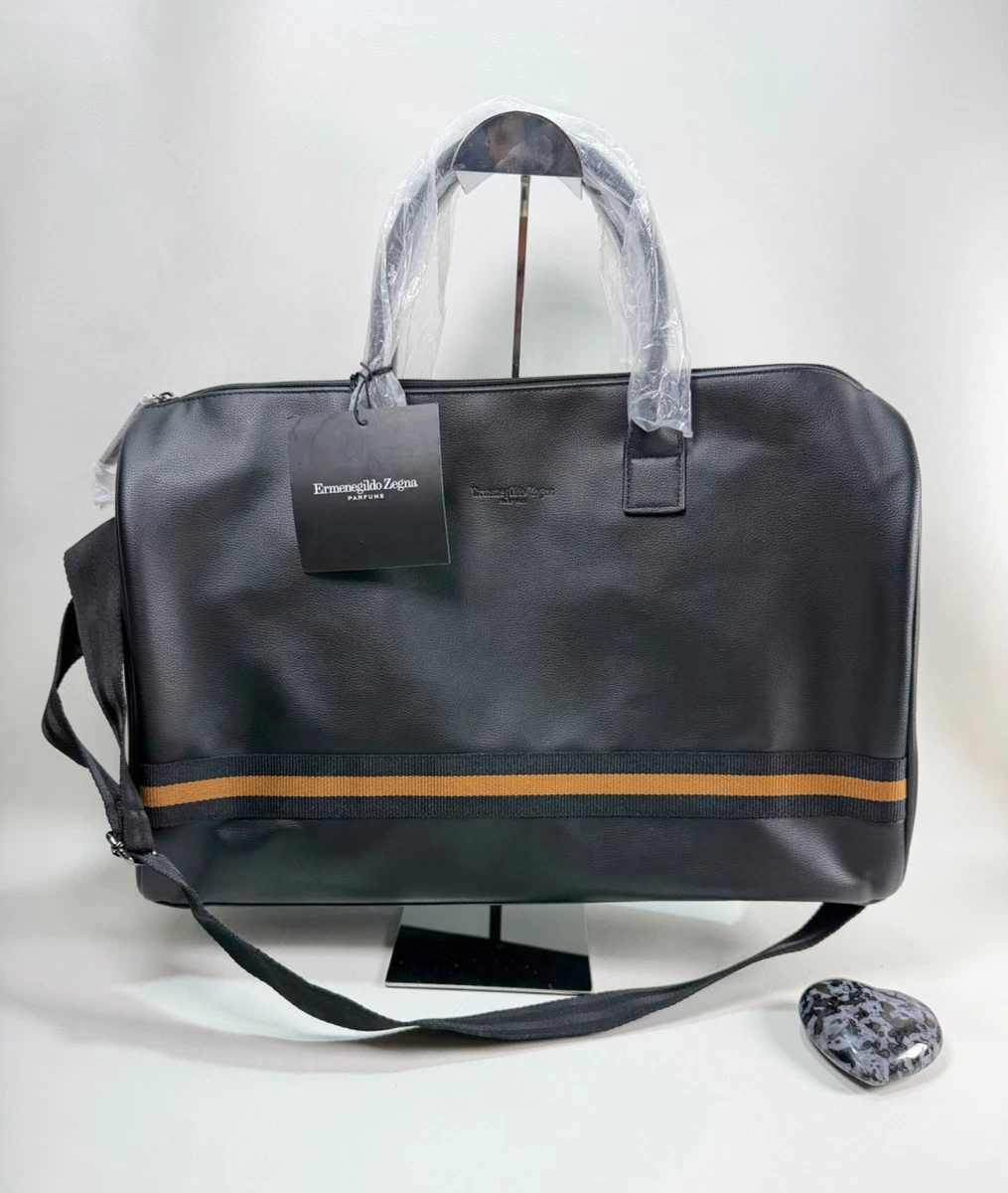 Black Leather Ermenegildo Zegna Bags for Men for sale | eBay