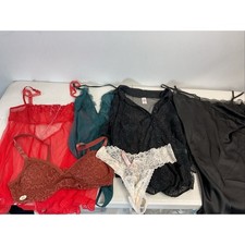 6 PC lingerie Lot Victoria's Secret SZ MD Bodysuit, Nighties, lace, Some NWT