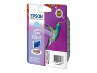 Epson Original T0805 Kolibri Druckerpatrone Cyan Hell 350 Seiten 7Ml