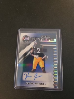 2025 Leaf Pro Set 1/20 Kaleb Johnson Pro Active Auto Iowa Hawkeyes 