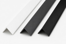 2.5M PVC Corner Angle Trim Plastic Edge Protector 90° Black White Anthracite
