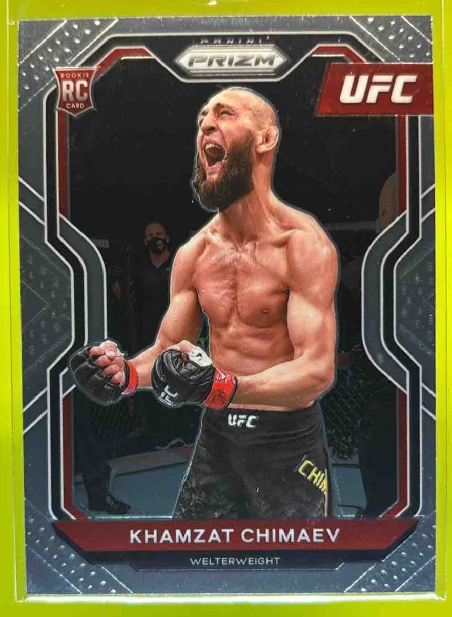 2021 Panini Prizm UFC Khamzat Chimaev #7 RC