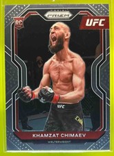 Khamzat Chimaev Also Known As (AKA) Borz Red /99 - 2022 Donruss Optic