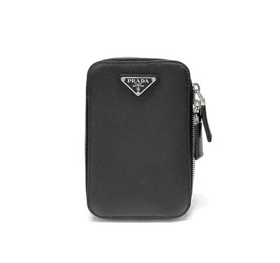 Prada Saffiano Triangle Logo Gürteltasche Schwarz B1223C314 151517166 [U]
