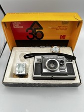 Kodak Instamatic X-35 Vintage Camera Set w/ Box, Flash Cubes  Paperwork