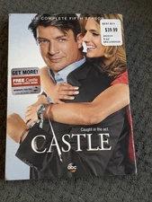 Castle: the Complete Fifth 5 Season (DVD, 2012) Nathan Fillion Stana Katic NEW