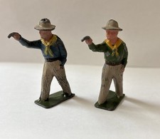 Vintage Lead Crescent Cowboy Wild West/ Civil War Made in England 1940's