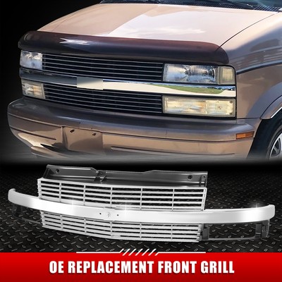 For 95-05 Chevy Astro Factory Style Chrome Front Grille w/ Emblem