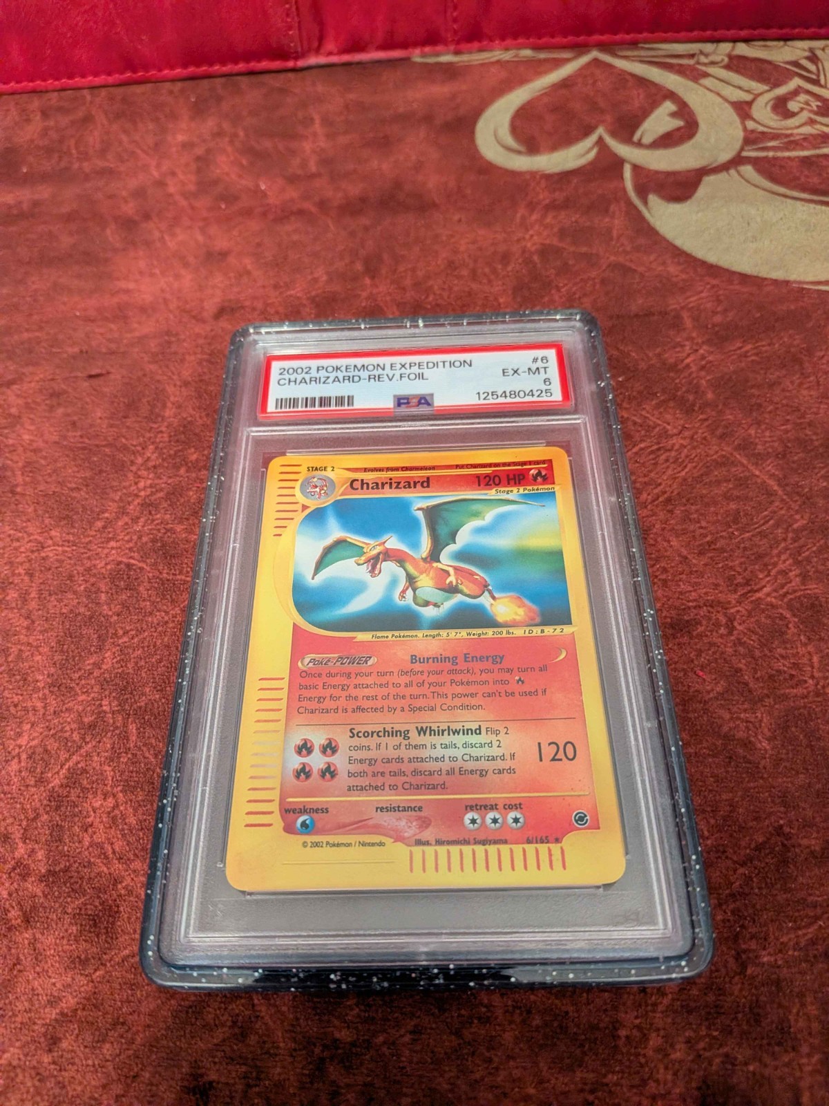 Charizard Expedition PSA 6 Reverse Foil #6/165 2002 Pokemon