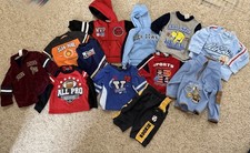 Vintage Boys 12-18M Mixed Clothing Lot Sports 90s Y2K 00s Sweatshirts Shirts