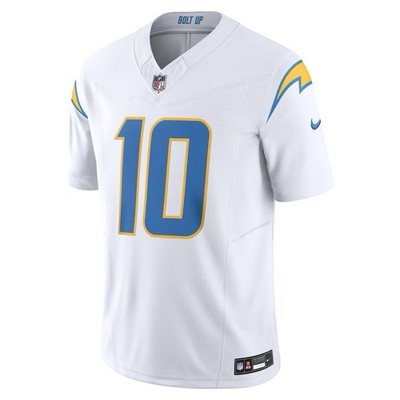 RARE Justin Herbert Los Angeles Chargers White F.U.S.E. Limited Jersey Men S