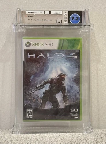 Halo 4 (Xbox 360) WATA 9.2 A Sealed No Country Oct 2012 Date Code Y-Fold Graded