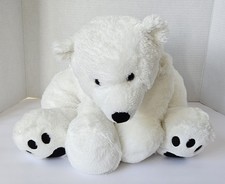 Toys R Us White Polar Bear Plush Animal Alley Vintage 2013 15" Large Oversized