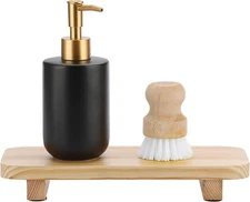 Sumnacon Wood Risers Small Wooden Stand 10.6 Inch x 3.9 Inch, Original Color 