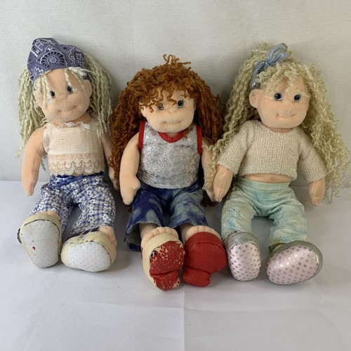 TY BEANIE Boppers Lot Of 3 Stuffed 12” Dolls Cute Candy Giggly Gracie Sassy Star