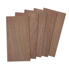 Walnut Wood Sheets Thin Lumber, Black Dark Unfinished Board for Crafts - Pack of