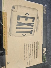 Dual Lite EV LED EVCURWDI-0-WM Exit Light