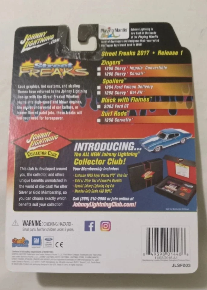 Johnny Lightning Surf Rods... 1958 Corvette - Image 2 of 2