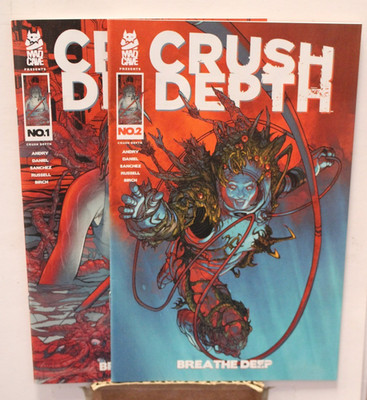 CRUSH DEPTH #1-2 Set (2025) Liana Pearson, David Andry, Alex Sanchez, Mad Cave
