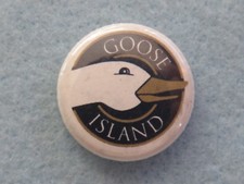 BOTÓN DE CERVEZA Pinback ~ GOOSE ISLAND Brewing Co Chicago, ILLINOIS Craft Brewery