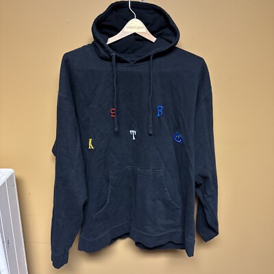 Travis Scott Astroworld Scattered Hoodie Black Men's Size XL/ Authentic 