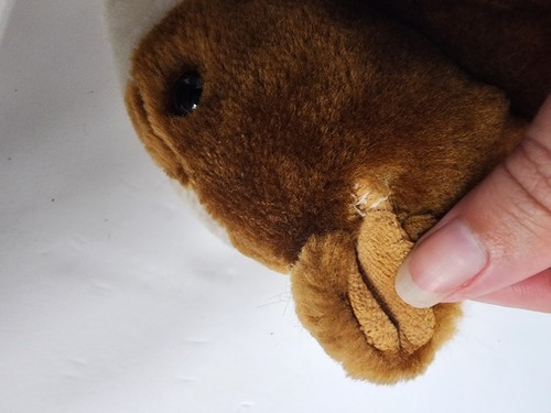 Horse Pony Plush Brown Stuffed Toy White Mane Laying Down Sugar Loaf - Picture 7 of 11