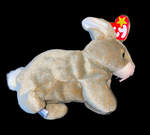 Original Ty Beanie Baby NIBBLY The Bunny Rabbit May 7 1998 With Tag  - Photo 1/8