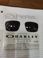 OAKLEY Black IRIDIUM Replacement Lenses For-Oakley Mainlink ROO9264