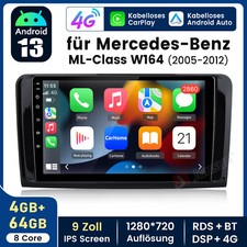 Carplay Autoradio Für Mercedes Benz M-Klasse W164 GL X164 05-2012 GPS Navi 4+64G Carplay Autoradio Für Mercedes Benz M-Klasse W164 GL X164 05-2012 GPS Navi 4+64G