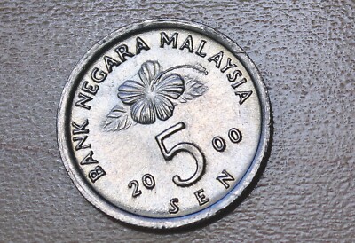 2000 Malaysia 5 Sen