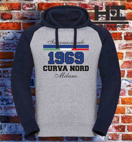 FELPA CAPPUCCIO INTER CN69 ULTRAS CURVA NORD MILANO TRIPLETE | eBay