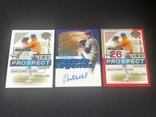 2024 Panini Prospects Thatcher Hurd FUTURE LEGENDS BLUE PRIZM AUTO #29/49 +/199