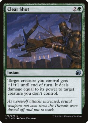 Magic the Gathering (mtg): MID: Clear Shot  (x 4)