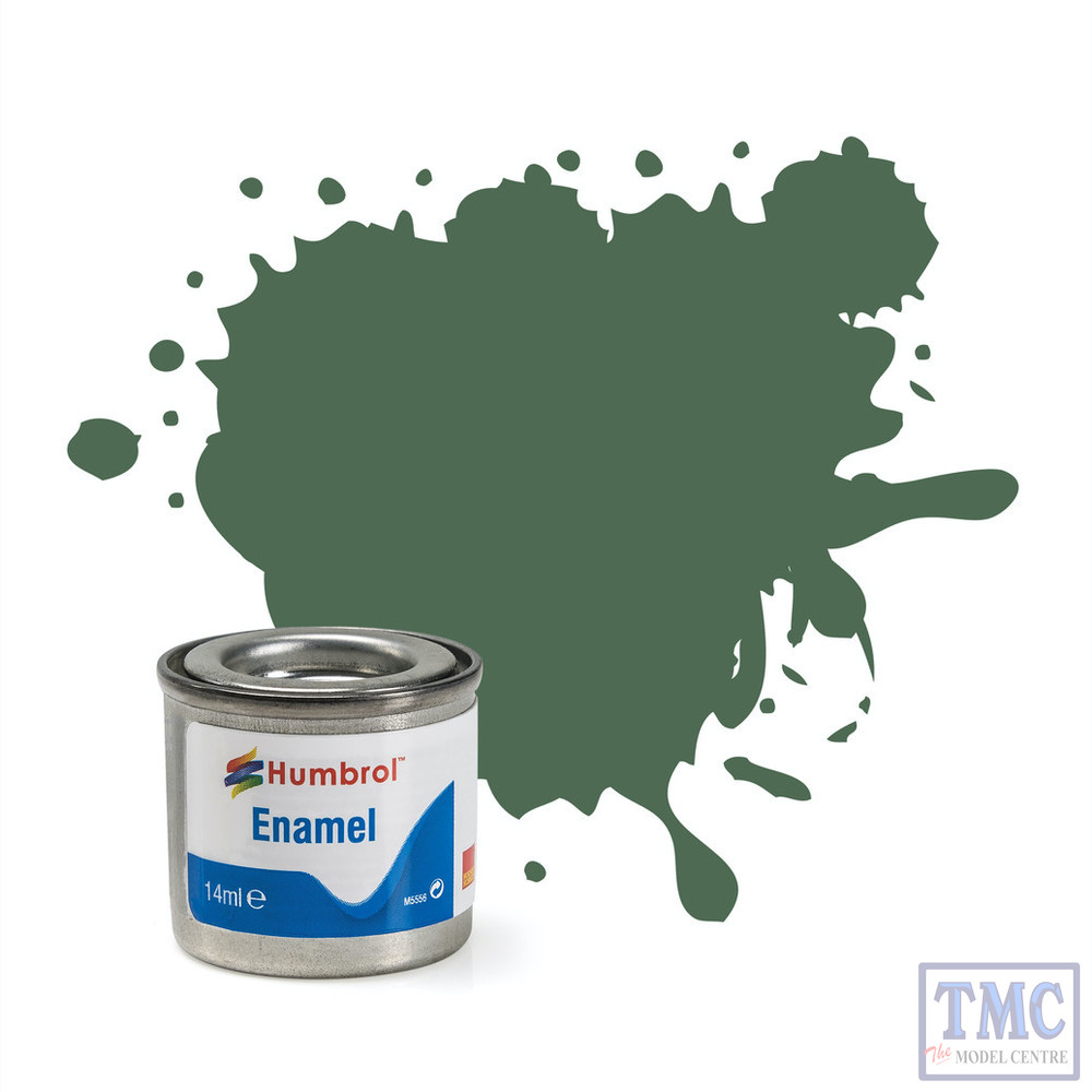 AA0847 Humbrol No 76 Uniform Green Matt  Enamel Tinlet No 1 (14ml)
