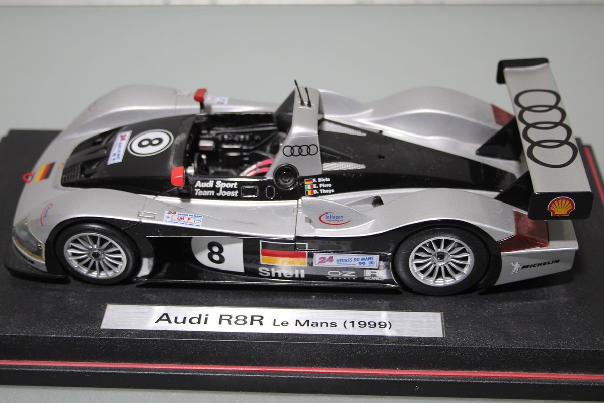 Maisto Audi R8R Le Mans 1999 in 1:18 Biela Pirro Theys | eBay