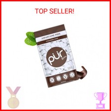 PUR Gum  Aspartame Free Chewing Gum  100 Xylitol  Natural Chocolate Mint Fla