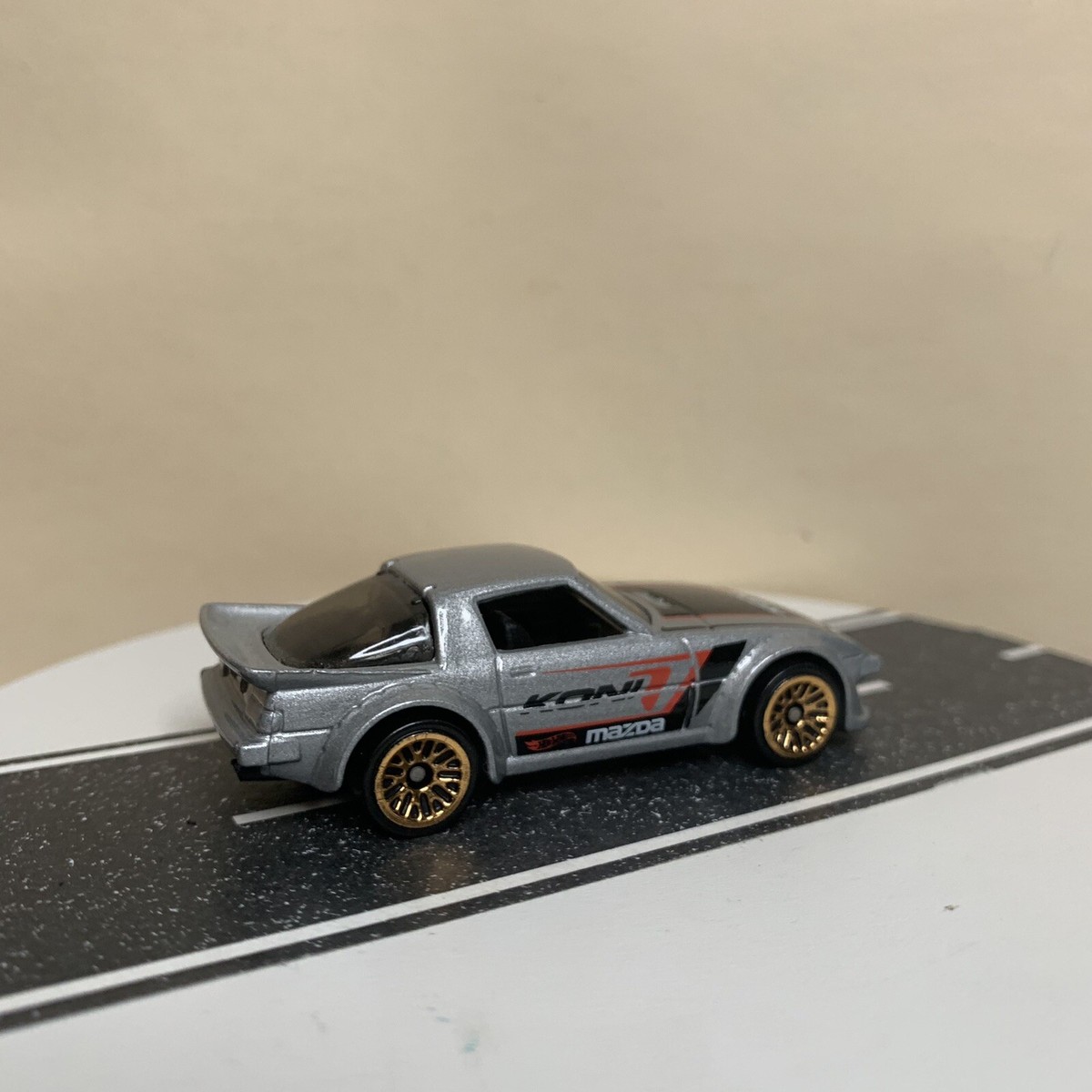 2019 Hot Wheels HW Speed Graphics Mazda RX-7 Silver Mtflk w/LW 167