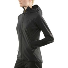 Haglofs Women Amets Hooded Jacket M Dark Grey Carbon Rrp £180